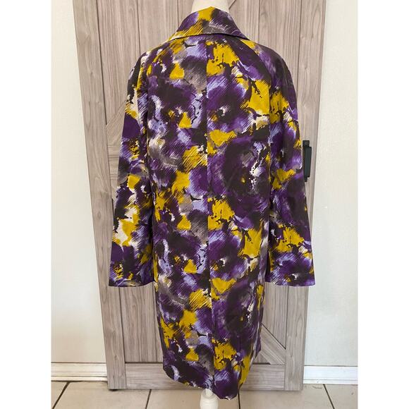 Michael Michael Kors XS multicolor 3 button 3/4 length jacket - Picture 6 of 8